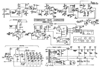 Studiomaster Valve Leadmaster schematic circuit diagram